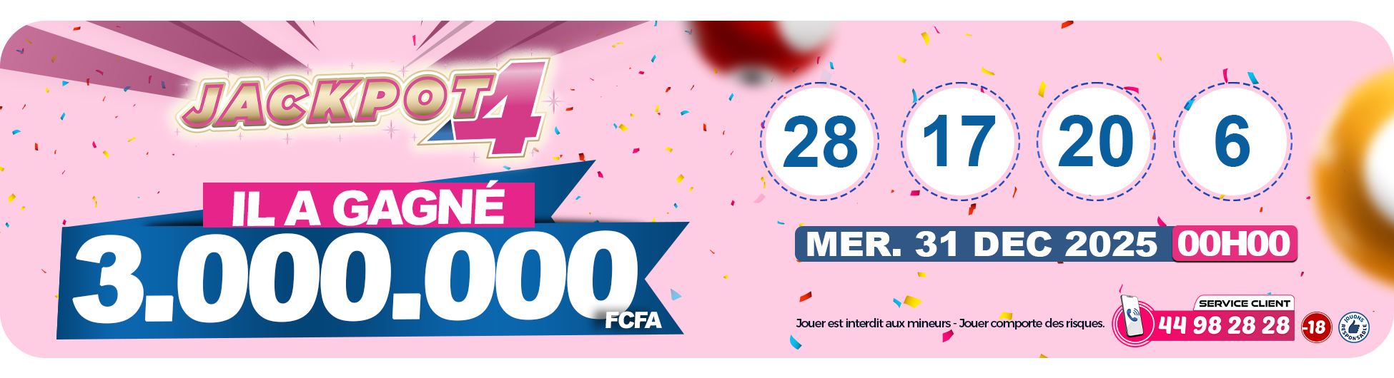 GAGNANT JACKPOT4 1950X530